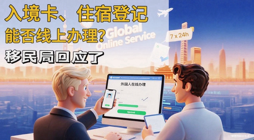 入境卡、住宿登記能否線上辦理？移民局回應(yīng)了