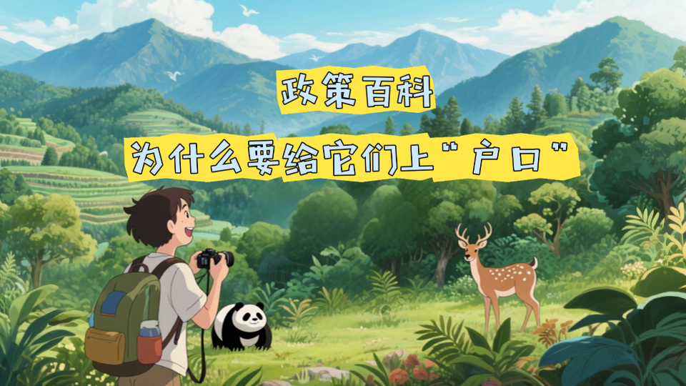 政策百科 | 為什么要給它們上“戶口”