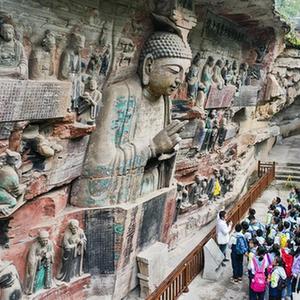 微信分享圖 (經(jīng)濟(jì))(1)世界文化遺產(chǎn)大足石刻景區(qū)接待游客量創(chuàng)同期歷史新高