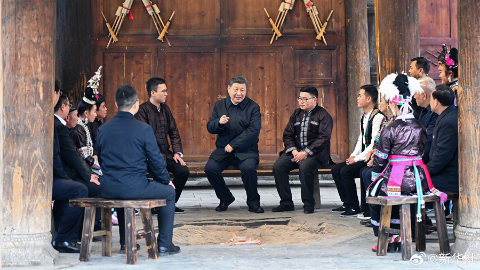 信團(tuán)鼓樓話振興，習(xí)近平：祝你們的日子越過越紅火