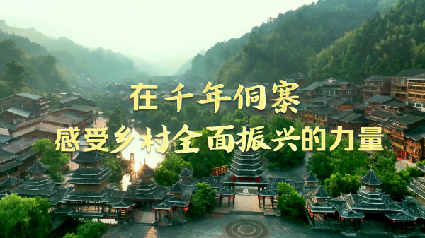 時(shí)政Vlog丨在千年侗寨，感受鄉(xiāng)村全面振興的力量