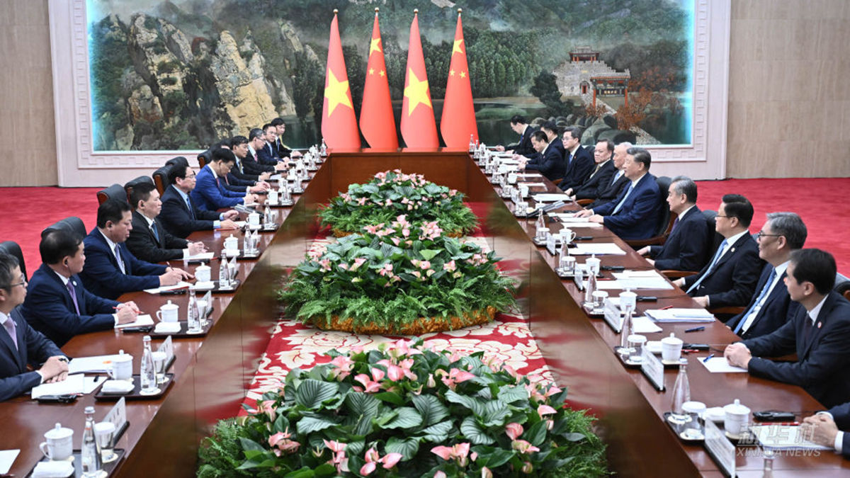 新华图讯丨习近平会见越南总理范明政