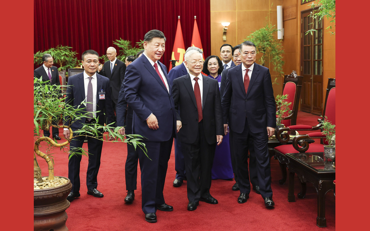 高清大圖｜如約而至！中越兩黨總書記實現(xiàn)第三輪互訪